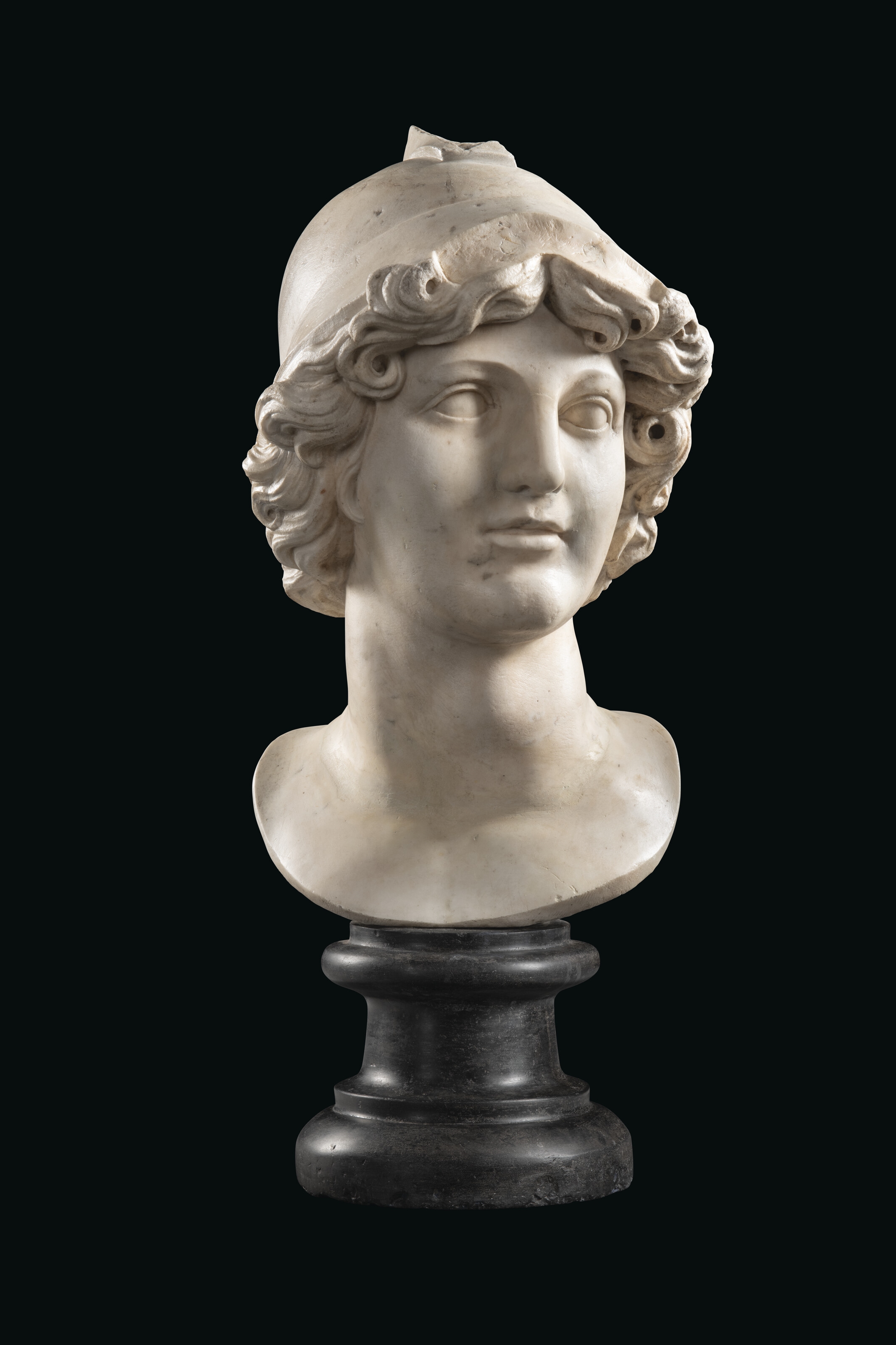 Roman School, 1st Century | AN OVER LIFE-SIZED ROMAN MARBLE HEAD OF ...