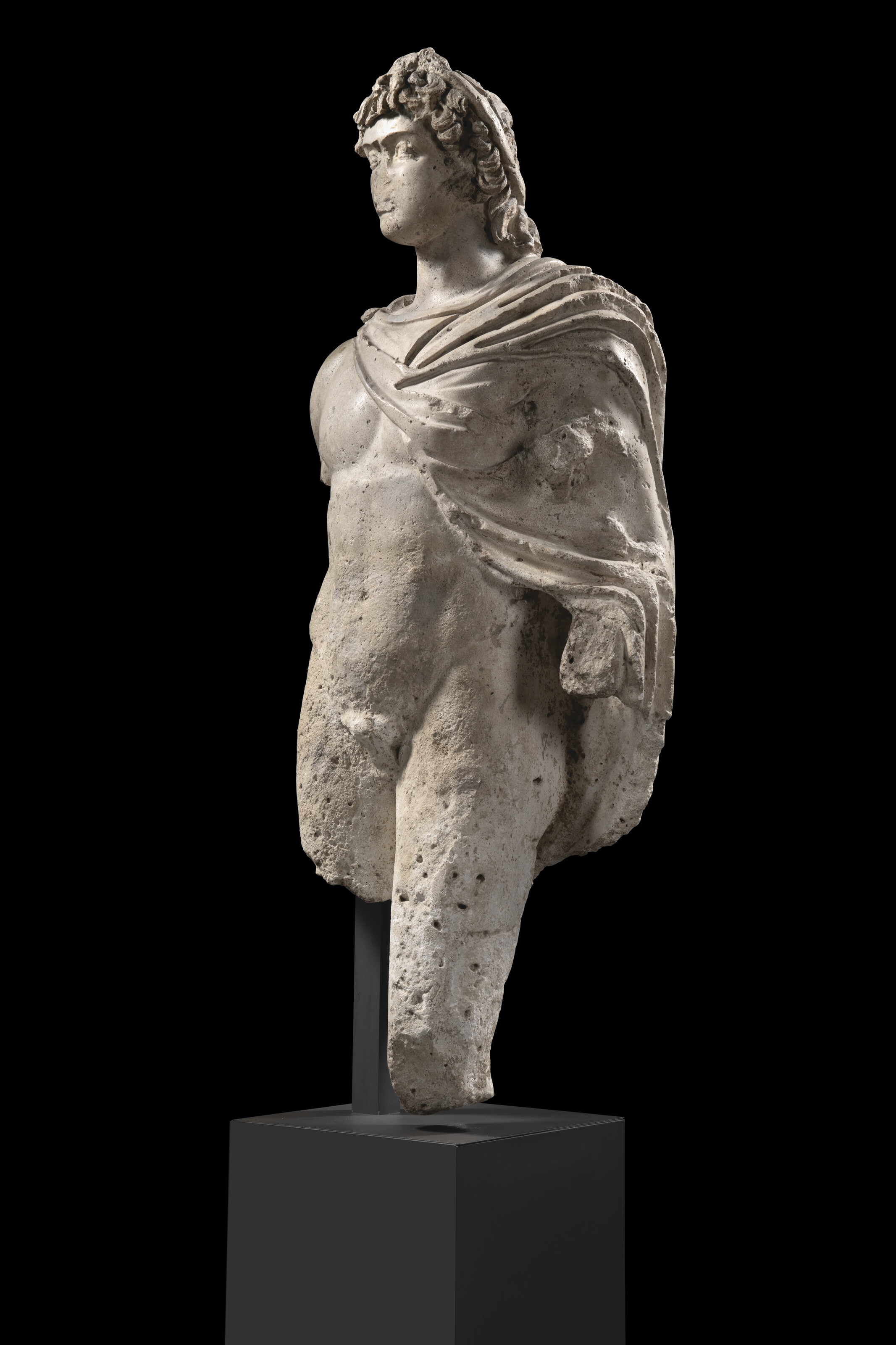 Roman School, 2nd Century | A ROMAN LIMESTONE FIGURE OF ANTINOUS ...