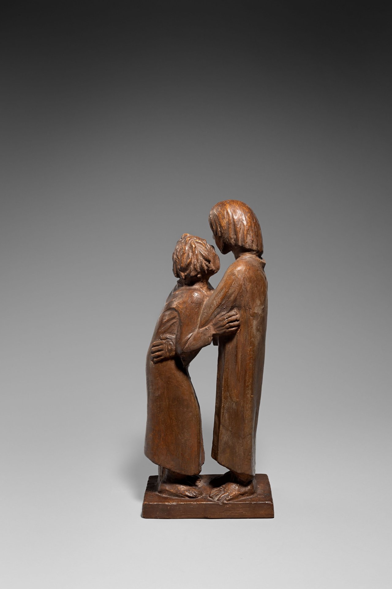 Artwork by Ernst Barlach, Das Wiedersehen, Made of paint