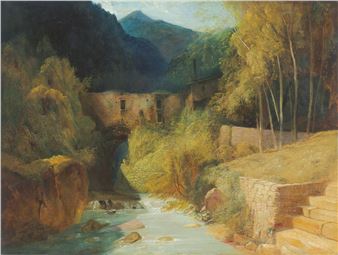 Mühlental von Amalfi”. Circa 1830 - Carl Blechen