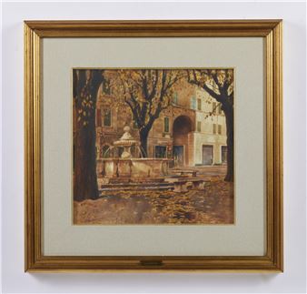 Piazzetta del Vescovado - Fausto Borrani