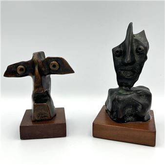 Two modernist figures - Jean Mahié