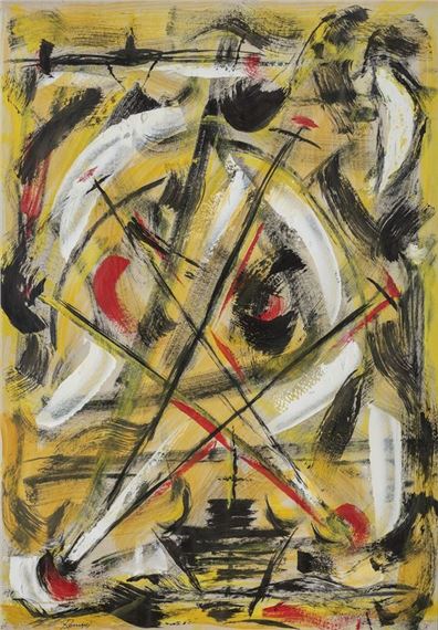 Olio e acrilici su pergamena retroilluminata - Riccardo Romani