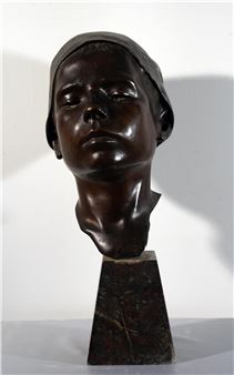 Scugnizzo bronzo h - Domenico Jollo