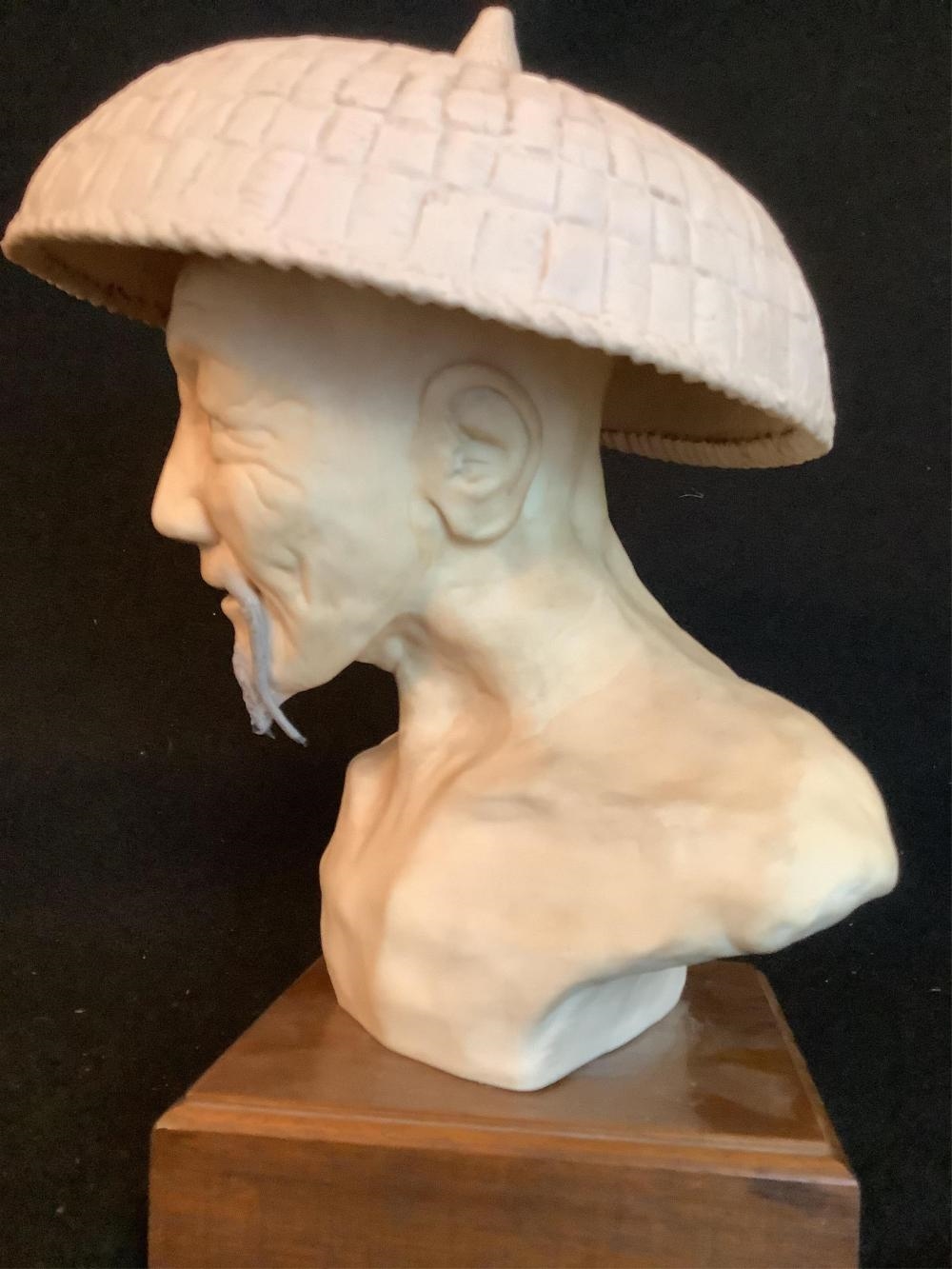 Edward J. Rohn | Edward Rohn Porcelain Chinese Peasant Bust | MutualArt
