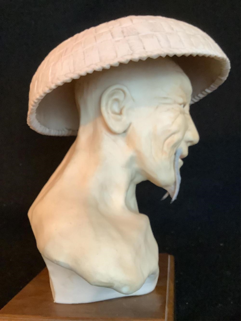 Edward J. Rohn | Edward Rohn Porcelain Chinese Peasant Bust | MutualArt