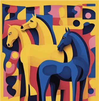 Horse Trio - Grupa Three Art