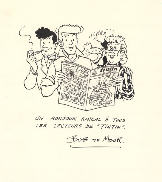 Bob de Moor | * Bob de Moor - Dessin original: Barelli et les ...