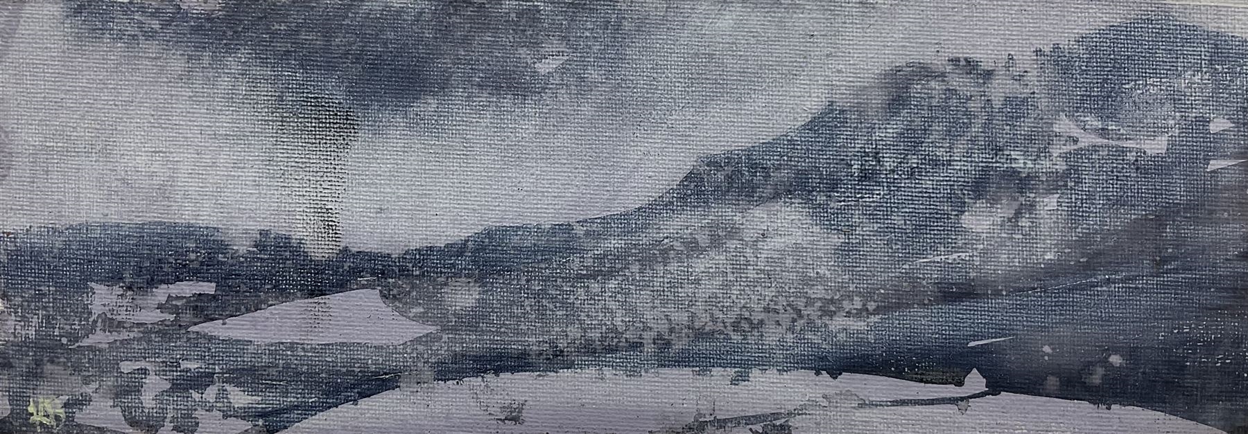 Artwork by Kate Bentley, 'Purple Rain', Made of oil on canvas board