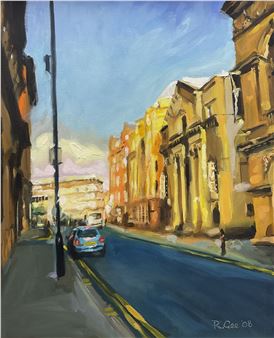 'Blue Car on Princes Street' - Ross Gee