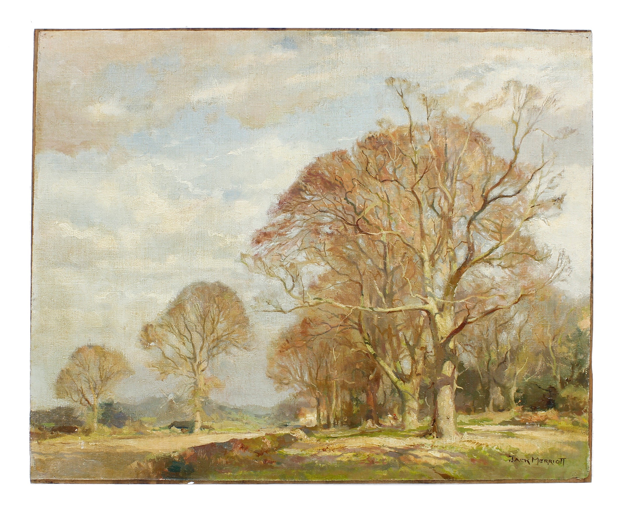 Jack Merriott | Winter trees in sunlight | MutualArt