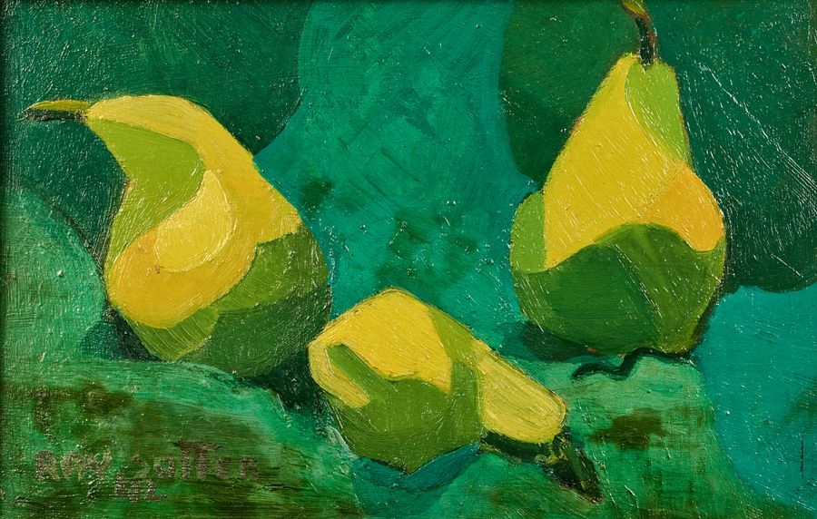 Raymond Sutter | Still life with pears and still life with flowers ed ...