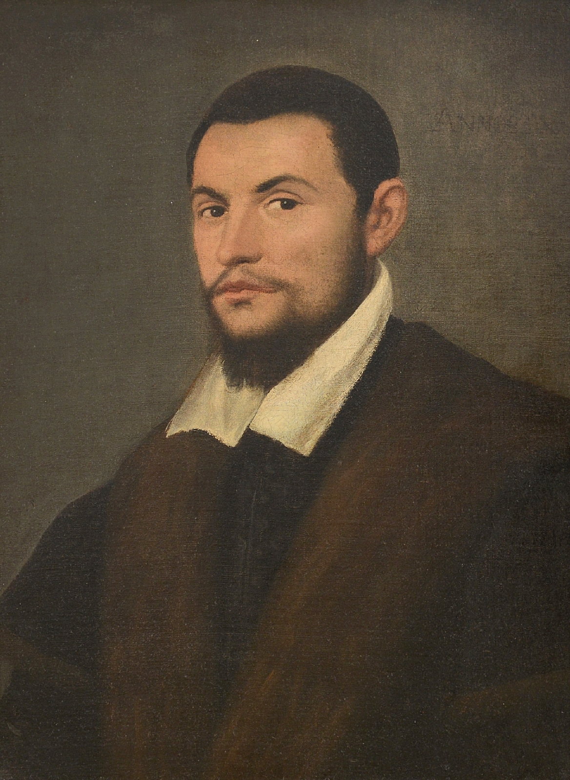Artwork by Jacopo Tintoretto, Portrait of a gentleman with a beard, Made of Oil on canvas