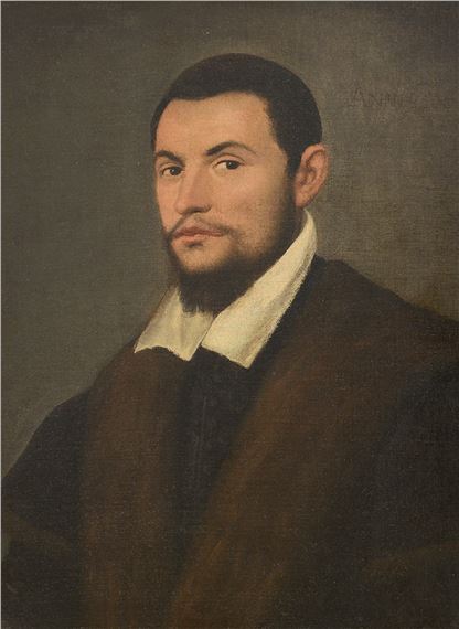 Portrait of a gentleman with a beard by Jacopo Tintoretto