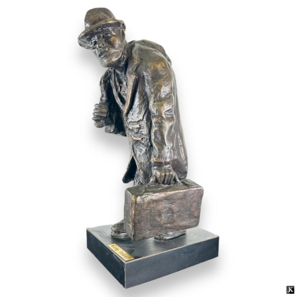 Nicky Imber | Nicky Imber (AUSTRIA 1920-1996) Vagabond Bronze | MutualArt
