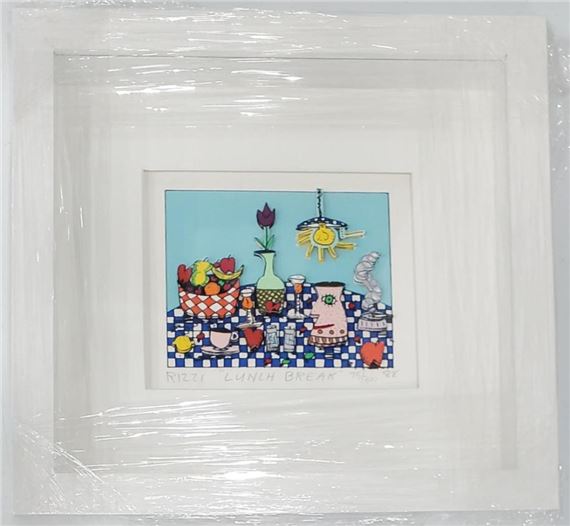 James Rizzi「OUTDOOR LUNCHEON」 Signed With Registration In