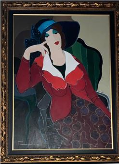 Itzchak Tarkay | Till Her Ship Comes In | MutualArt