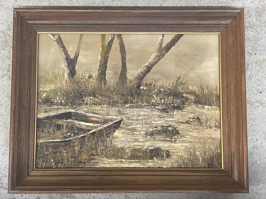 S. Warren Krebs. Oil/Canvas. Landscape - S. Warren Krebs