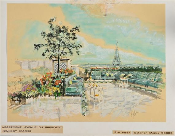 Un apppartement rue du président Kennedy - Vue Terrasse