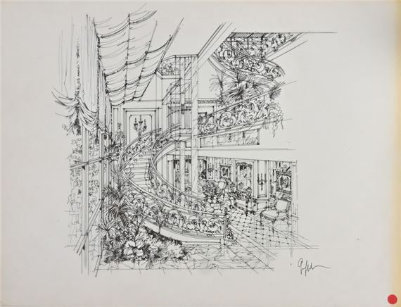 Un apppartement rue du président Kennedy - View of the staircase by Gilles Quiffet