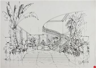 A Parisian apartment - View of the staircase - Gilles Quiffet