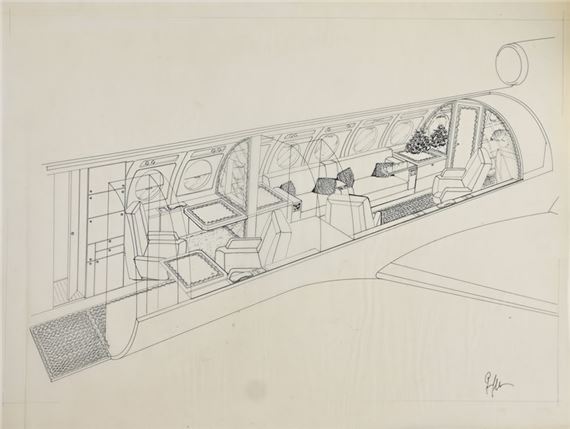 Project for a private jet by Gilles Quiffet