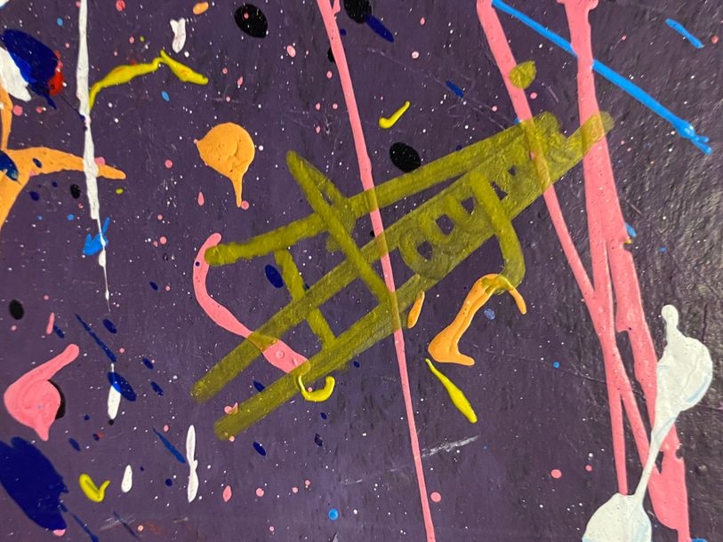 Artwork by Philippe Layani, Abstract composition, Made of Acrylic on canvas