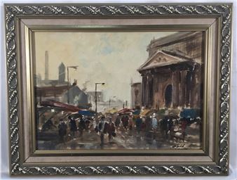 street scene in Oxford on market day - Arvind Limaye