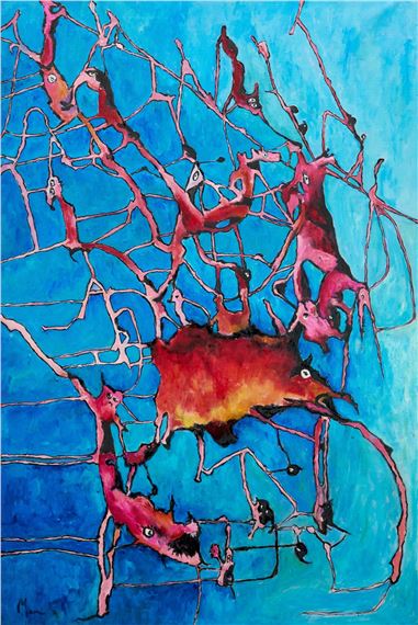 A Marine Biologist's Nightmare, 1976 by Leslie Marr, 1976