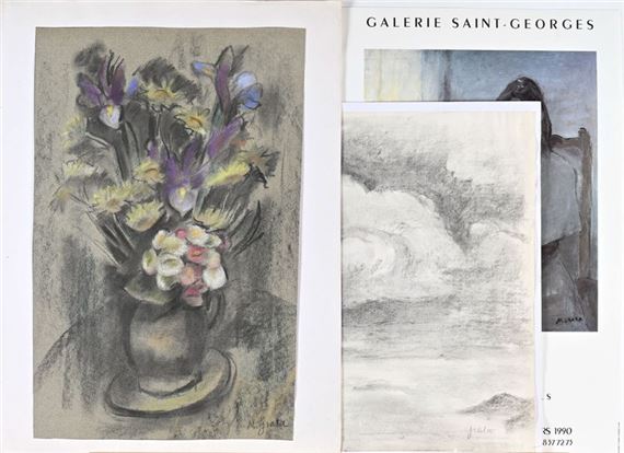 In lots: - Study of a sky - Marcelle Grata