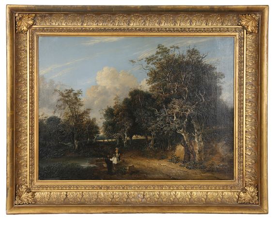 Grove Scene by John Berney Crome