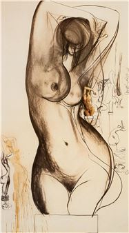 Brett Whiteley | Nude Figure | MutualArt