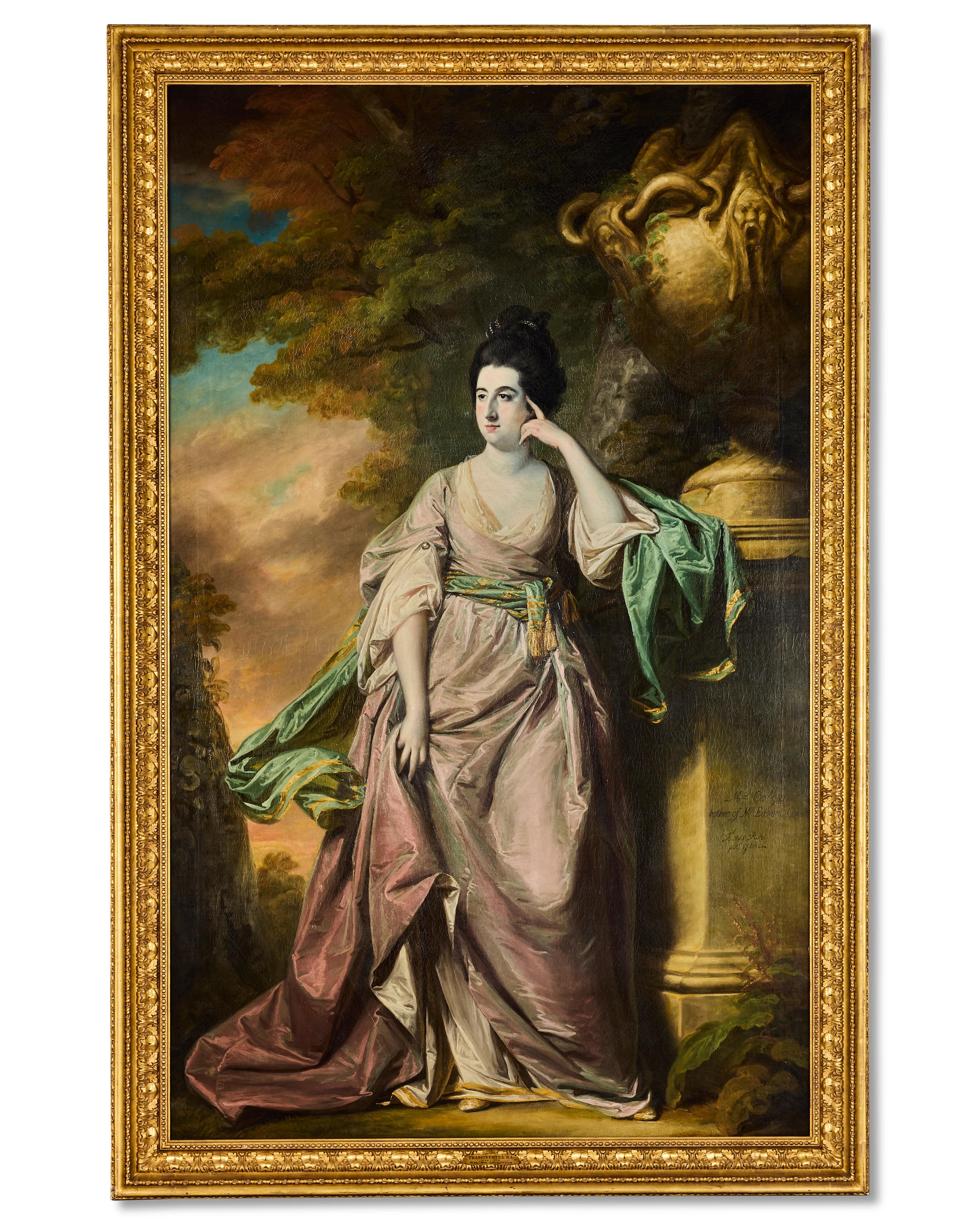 Francis Cotes | Portrait of Mrs William Colhoun of Wretham, Norfolk ...