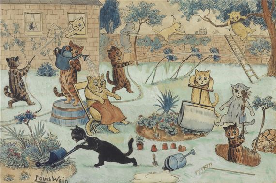 Helping Ma in the Garden