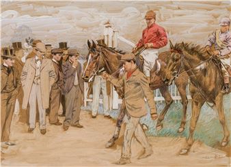 To the Start - Adolphe-Gustave Binet