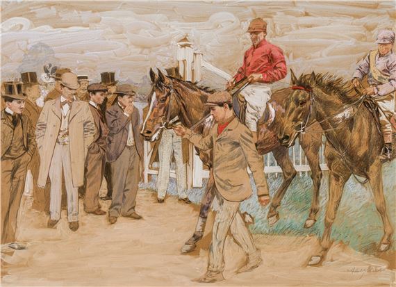 To the Start - Adolphe-Gustave Binet