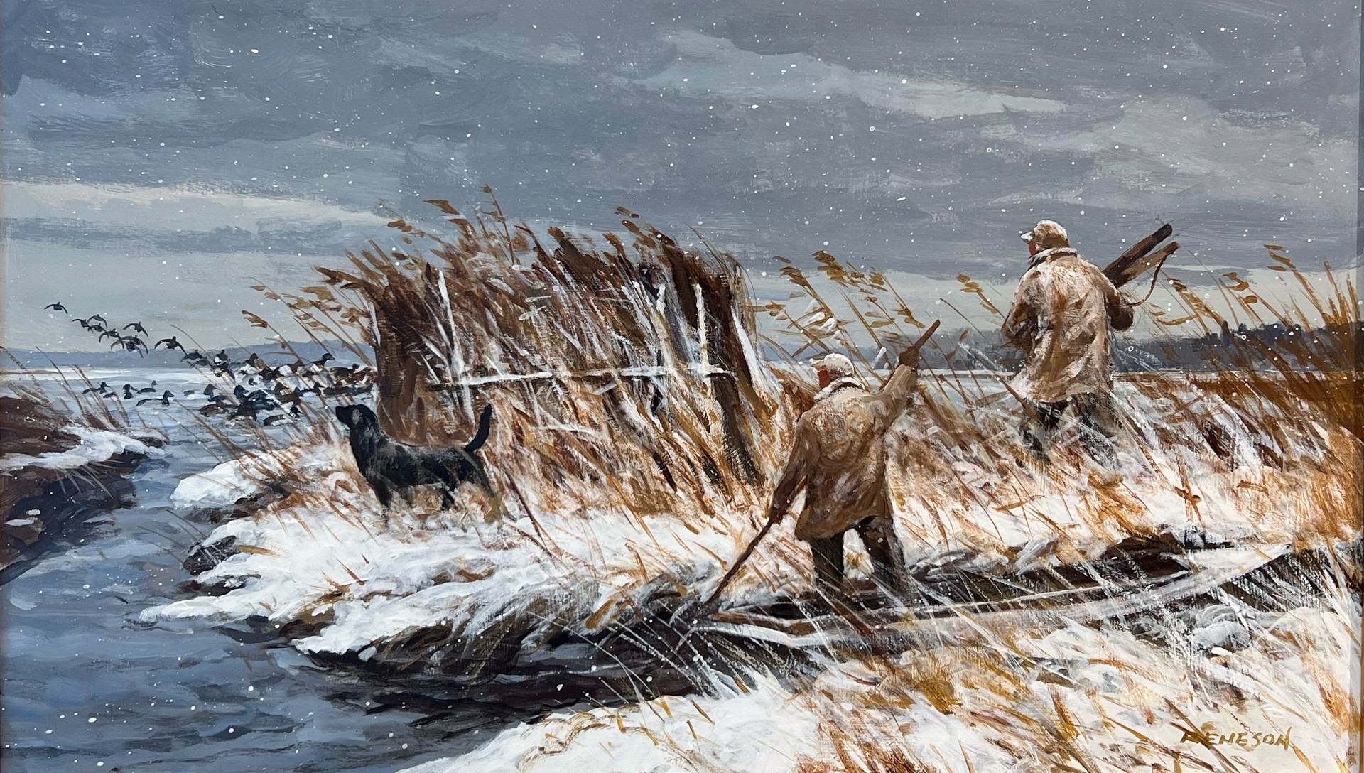 Chet Reneson | Poling In | MutualArt