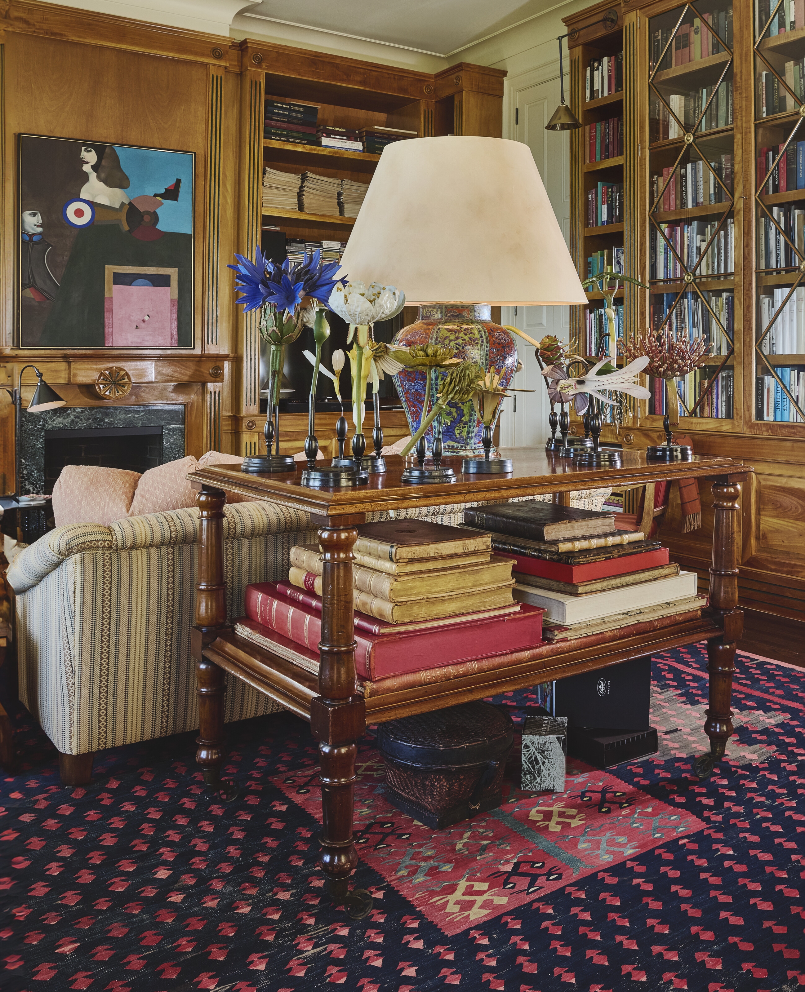 Artwork by Robert & Reinhold Brendel, FOUR GERMAN DIDACTIC BOTANICAL MODELS, Made of ebonized wood
