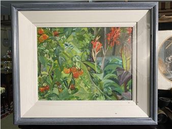 Moira Quinn Forbidden Fruit oil on canvas mounted in painted - Moira Quinn