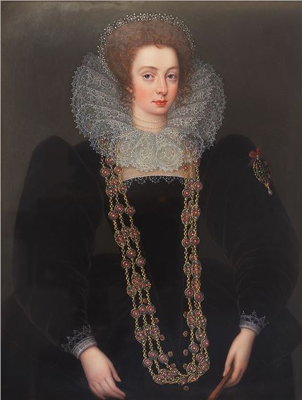 Henry Bone | Portrait of Lady Elizabeth Berkeley née Carey (1576-1635 ...