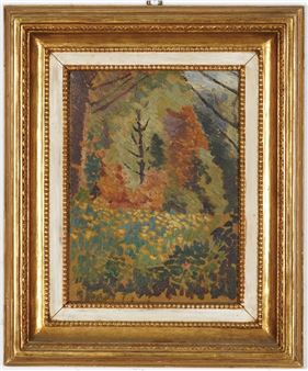 Bosco fiorito; Volto di bimba (verso) - Paolo Ghiglia