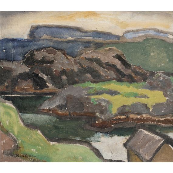 Painting, Xan Krohn by Xan Krohn, 1975