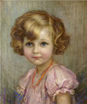 DZIEWCZYNKA W RÓŻOWEJ SUKIENCE - T. Marwid