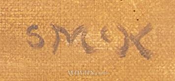 Artwork by Stephen McKenna, TWO MELONS, 1990, Made of oil on canvas