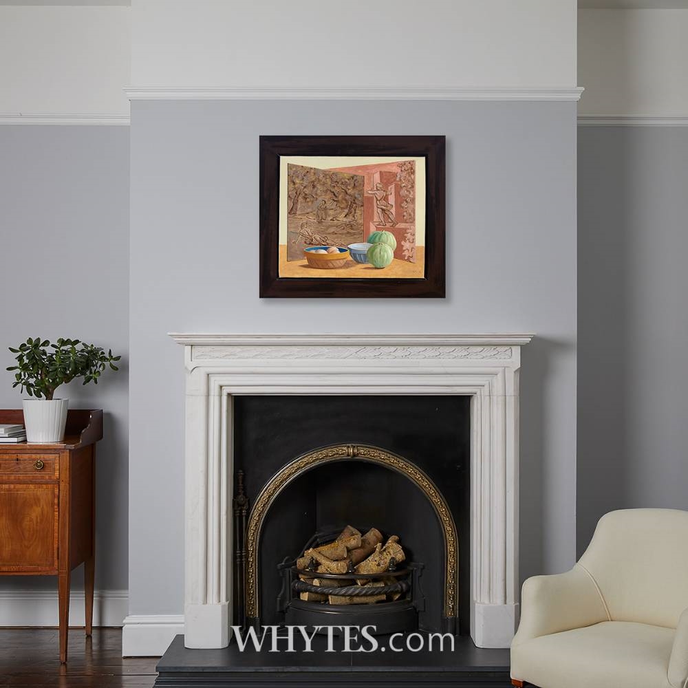 Artwork by Stephen McKenna, TWO MELONS, 1990, Made of oil on canvas