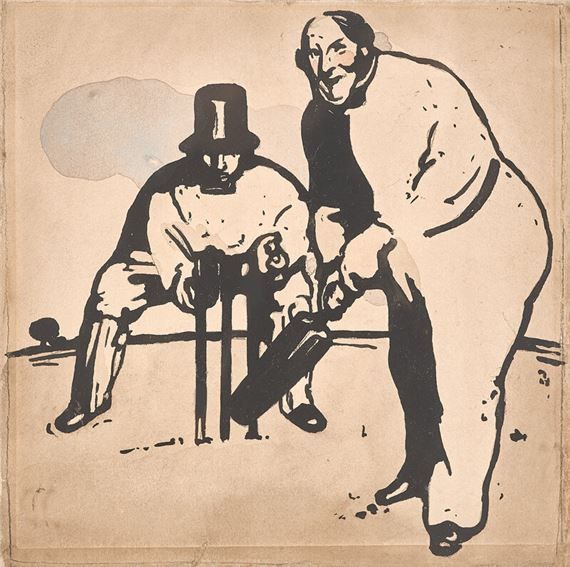 William Nicholson | William Nicholson (British, 1872–1949) Cricket ...