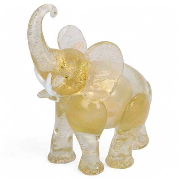 Pate de verre tusks and eyes - Fratelli Barovier