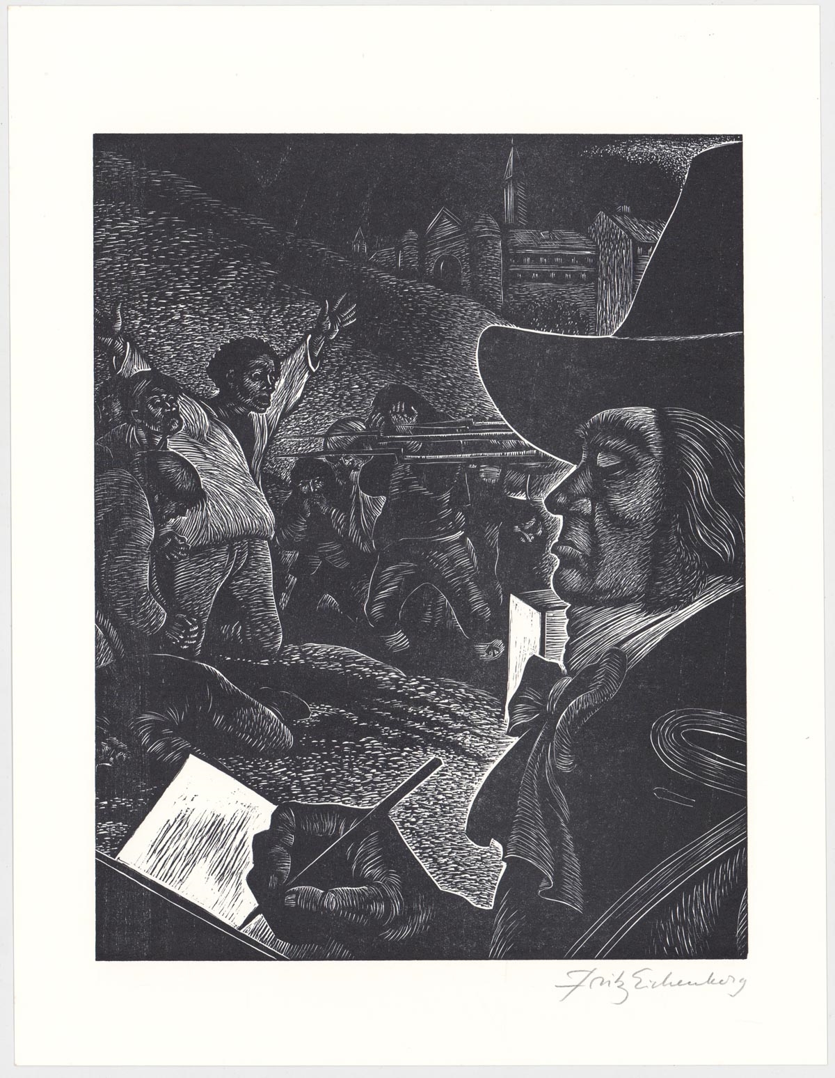 Fritz Eichenberg | Fritz Eichenberg (12) Wood Engravings [Homage ...