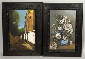 Still Life and Alley Scene - Mico Zayas