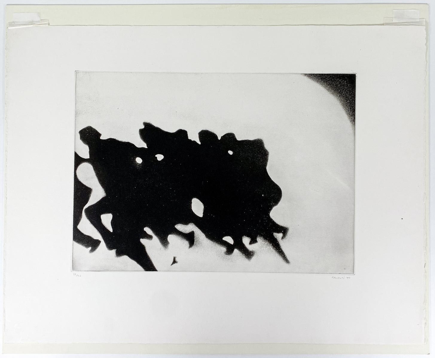 Artwork by Juan Genovés, Juan Genoves Etching "Pagina Doublada", Made of etching on paper